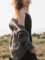 Oversized Cable Knit Cardigan from Cozy Earth
