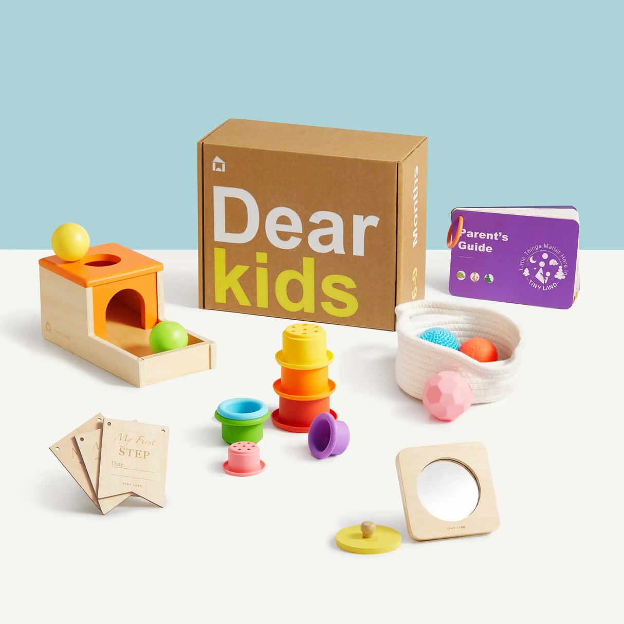 Tiny Land® Montessori Toys Set for Newborns (6-9 month) From Tiny Land