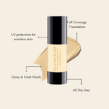 Full Coverage Foundation with SPF 15 - For Flawless Skin from Epilynx Skincare and Cosmetics