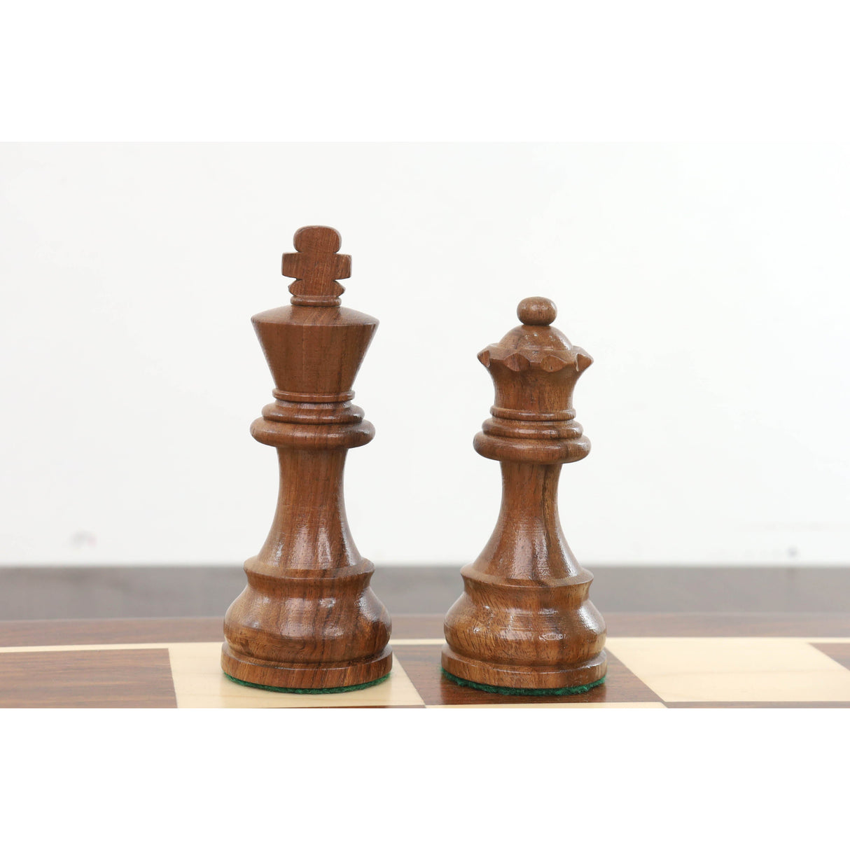 3.9" Tournament Chess Set Combo -Pieces in Golden Rosewood with Board and Box from Royal Chess Mall