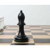 Soviet Reproduced 1940s' Chess Set- Chess Pieces Only - Black and White Lacquer Boxwood From Royal Chess Mall