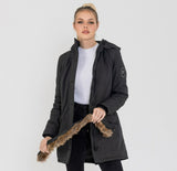 Women's Louise Ultra Lite Hooded Winter Parka Coat From FAD
