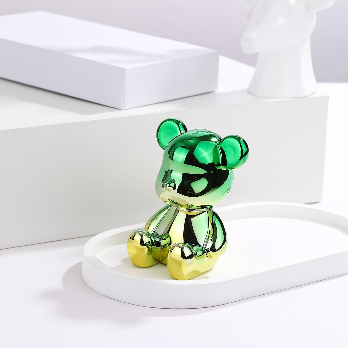 Gradient Mini Art Bear Figurine from Moderny