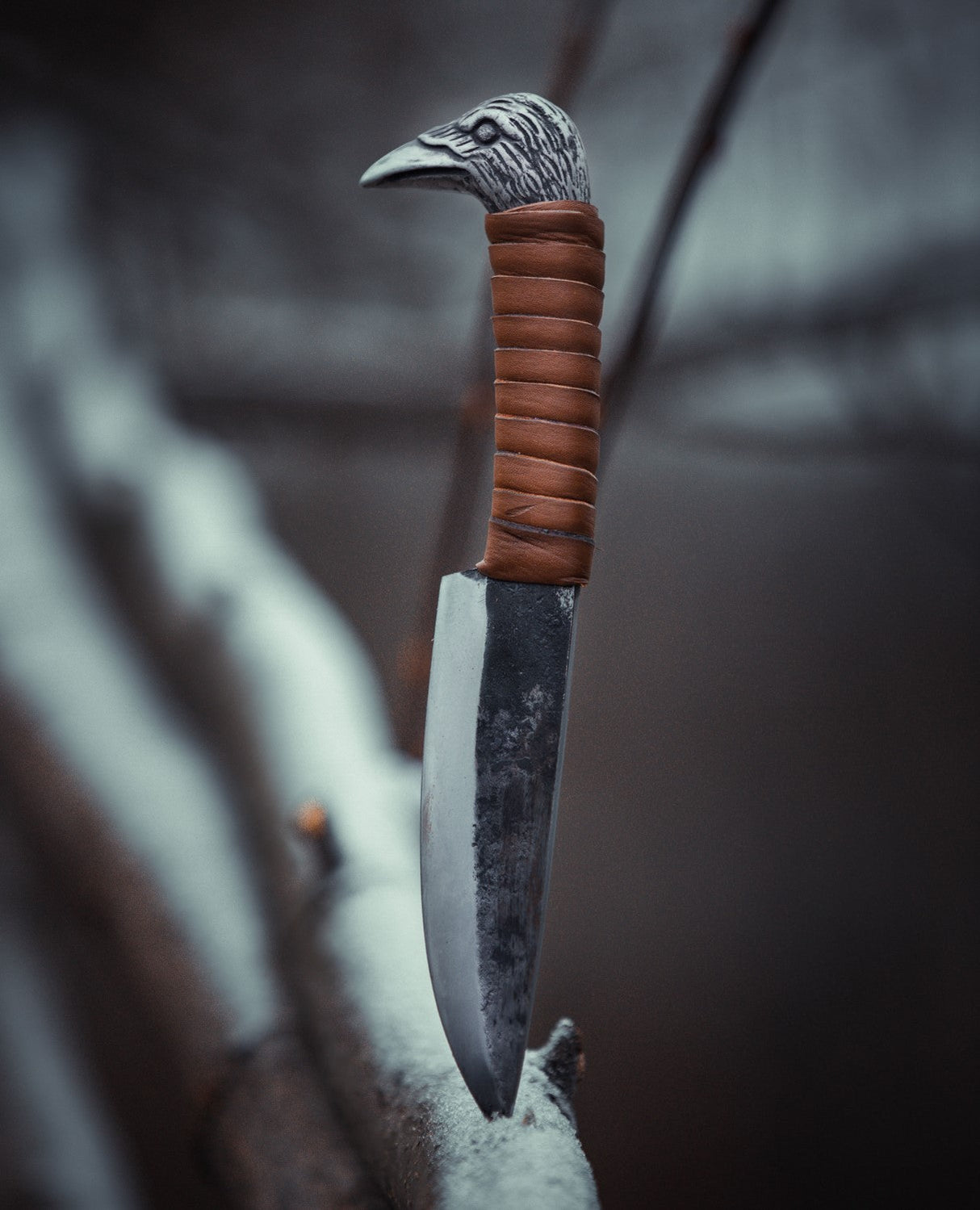 Raven Hilt Knife - 5.5" Blade (13 cm) from Norse Tradesman
