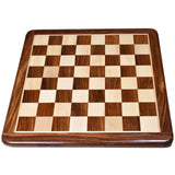 Inlaid Wood Chess board -Golden Rosewood & Maple Wood 17" - 45 mm square From Royal Chess Mall