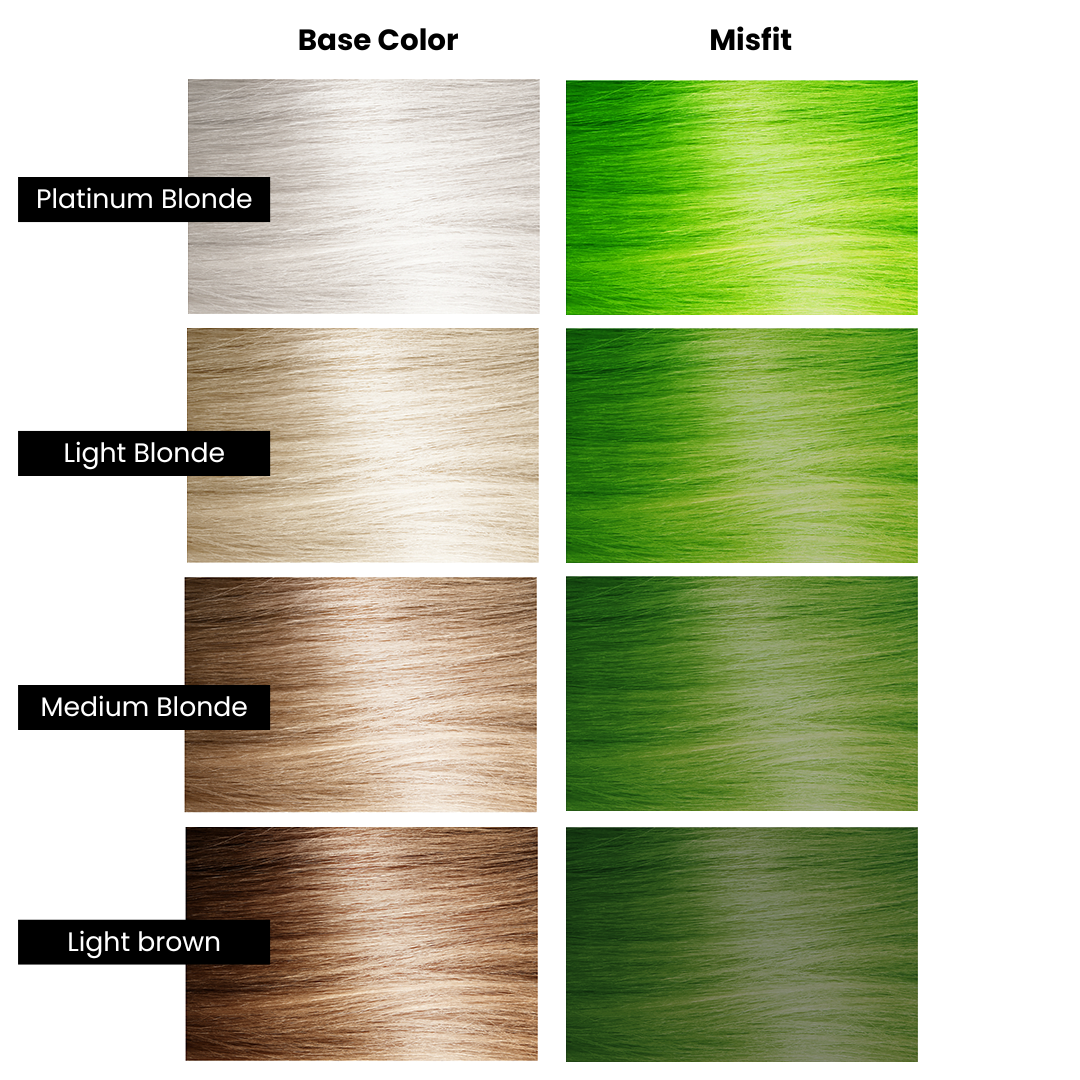 Medusa Hair Color - Misfit from Medusa's Makeup