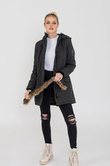 Women's Louise Ultra Lite Hooded Winter Parka Coat From FAD