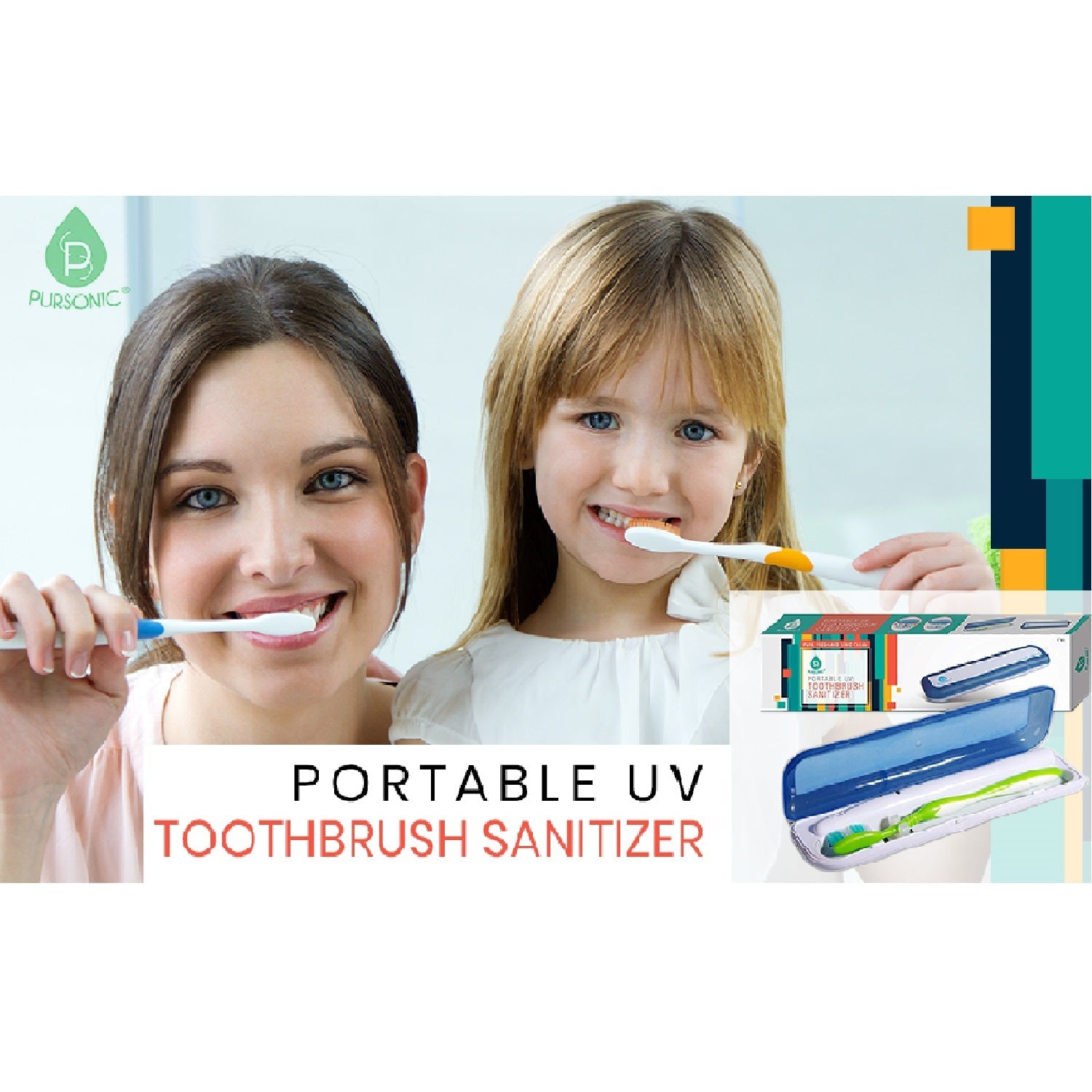 Portable UV Toothbrush Sanitizer from Pursonic