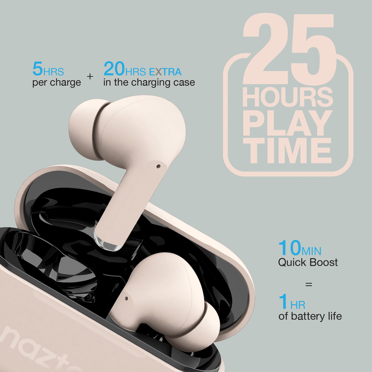 Naztech Xpods PRO TWS with Wireless Charging Case from Jupiter Gear Home