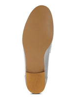 Eden Ode Rhinestone Strap Metallic Loafers from My Pampered Life Seattle