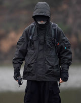 J88 Black Heavy Tactical Wilderness Jacket From Niepce Inc