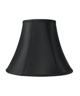 Black with Gold Lining Bell 14"W x 11"H Lampshade From LampsUSA