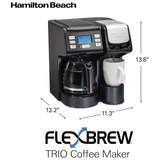 Hamilton Beach FlexBrew Trio K-Cup/12-Cup/Single Serve Coffee Maker from Jupiter Gear Home