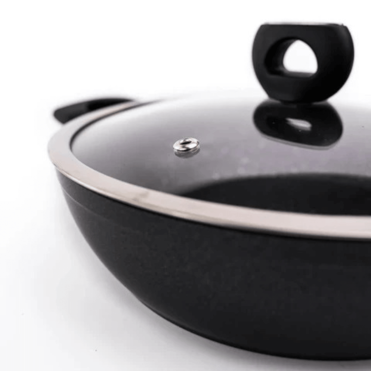 Korkmaz Nora Granita 2.2L Aluminum Non Stick Low Casserole Dish with Lid from Jupiter Gear Home