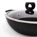 Korkmaz Nora Granita 2.2L Aluminum Non Stick Low Casserole Dish with Lid from Jupiter Gear Home
