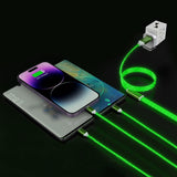 6 foot 3-in-1 Light Up Cable - Pack of 12 from Mila Lifestyle Accessories