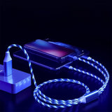 6 foot 3-in-1 Light Up Cable - Pack of 12 from Mila Lifestyle Accessories
