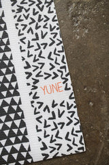 Yoga Mat | 6mm Lightweight | Black White Orange | Non-Slip | Eco Friendly | Yune Yoga | Bowie from Yune Yoga