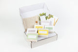 Set of  6 Handmade cold process ,Natural Soap Bars in gift Set box from Lizush