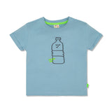 Bottle Kid T-Shirt - Slate Blue/bottle from Manymoons