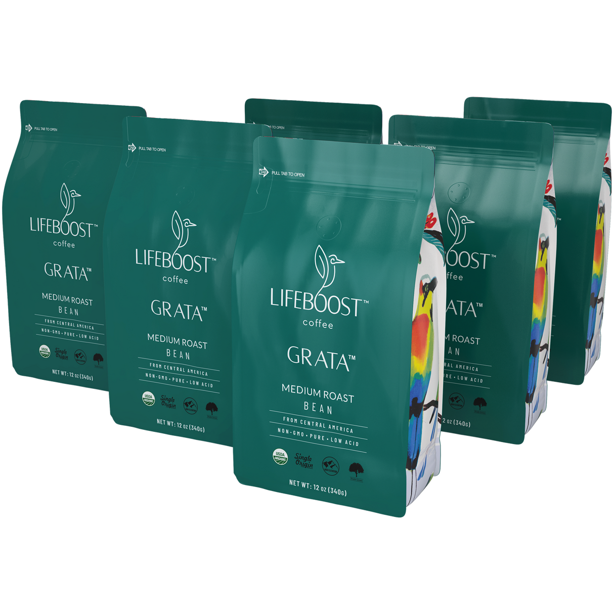 Grata Medium Roast From Lifeboost Coffee