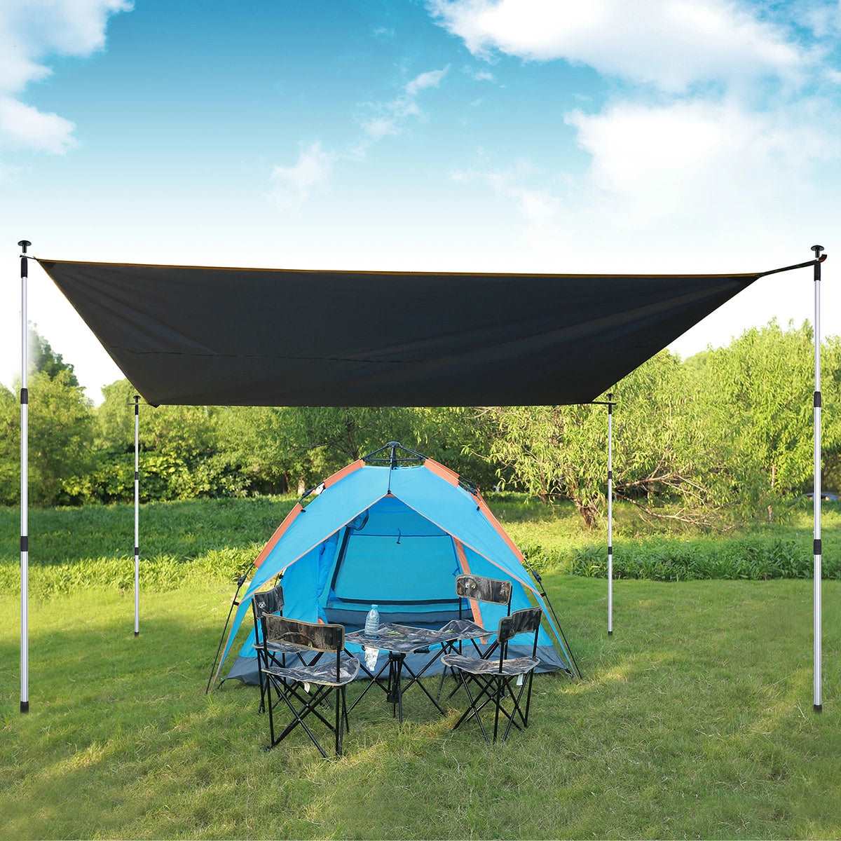 Aluminum Adjustable Telescoping Tarp Poles From Redcamp