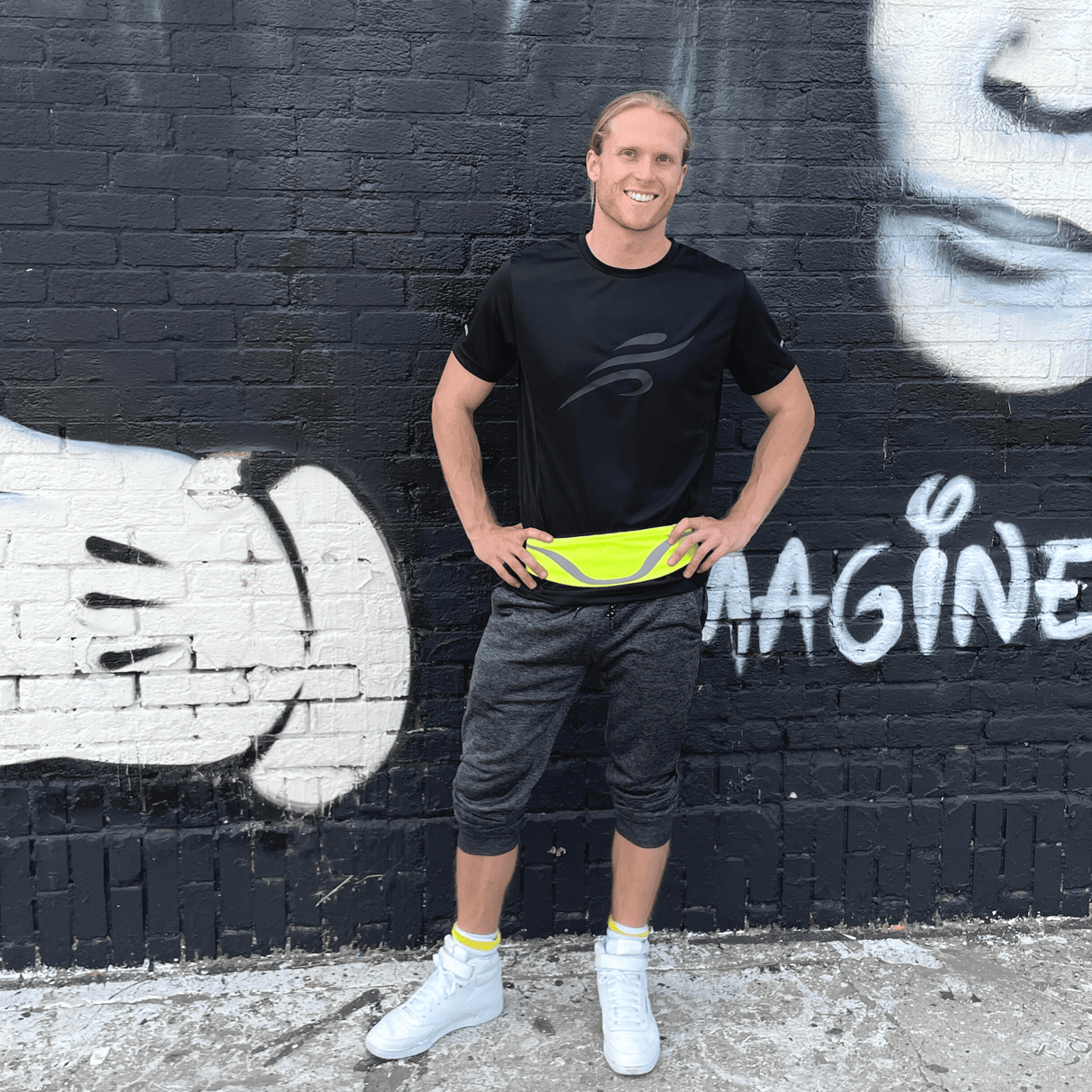 Water-Resistant Sport Waist Pack Running Belt with Reflective Strip from Jupiter Gear