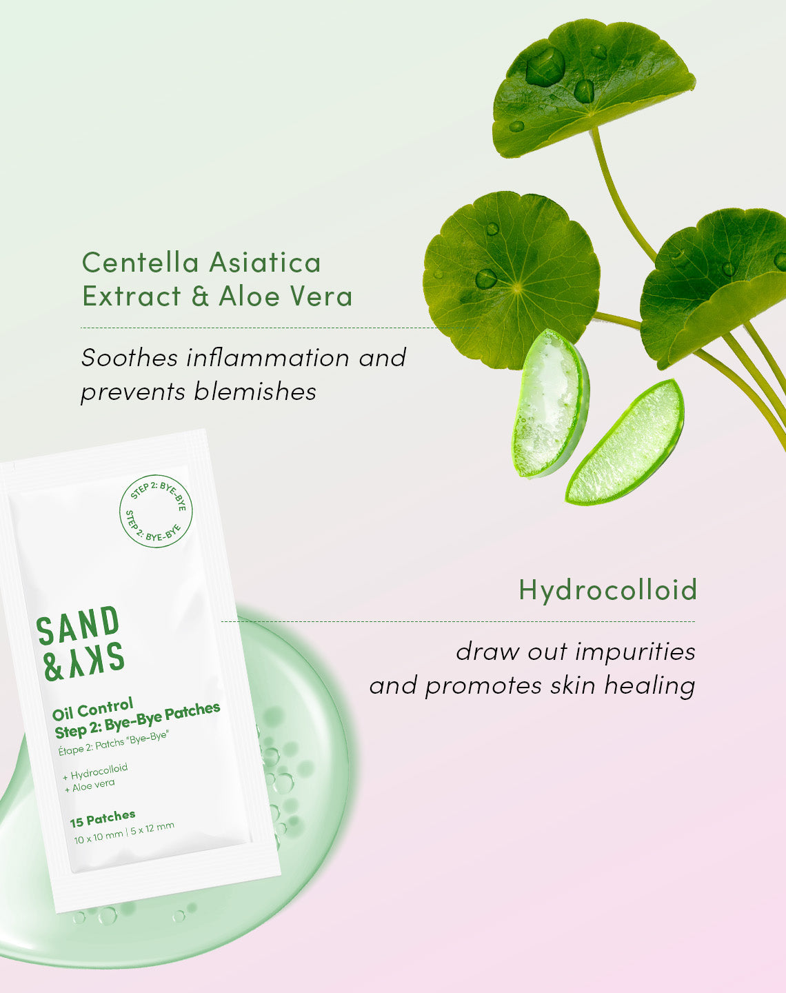 Oil Control Dual Action Blemish Patches From Sand and Sky