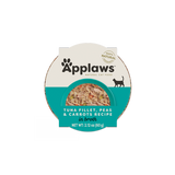 Applaws Natural Wet Cat Food Tuna Fillet, Peas & Carrots Recipe in Broth (2.12oz) from The Family Pet