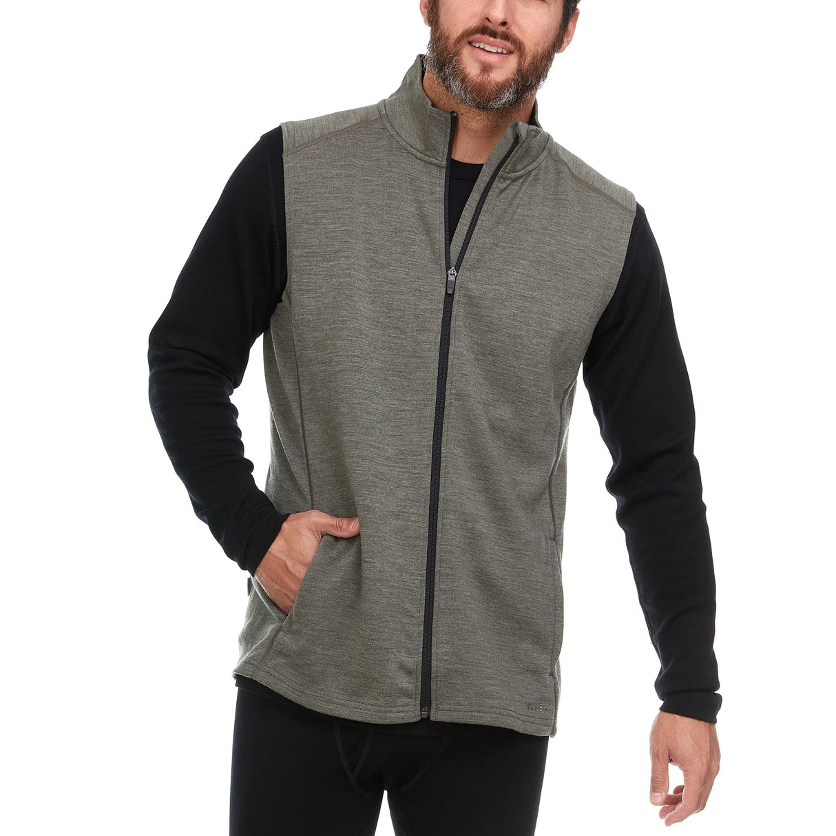 Heavyweight - Men's Wool Vest Wilderness from Minus33 Merino Wool Clothing