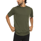 Lightweight - Algonquin Men's Wool T-Shirt Crew 100% Merino Wool from Minus33 Merino Wool Clothing