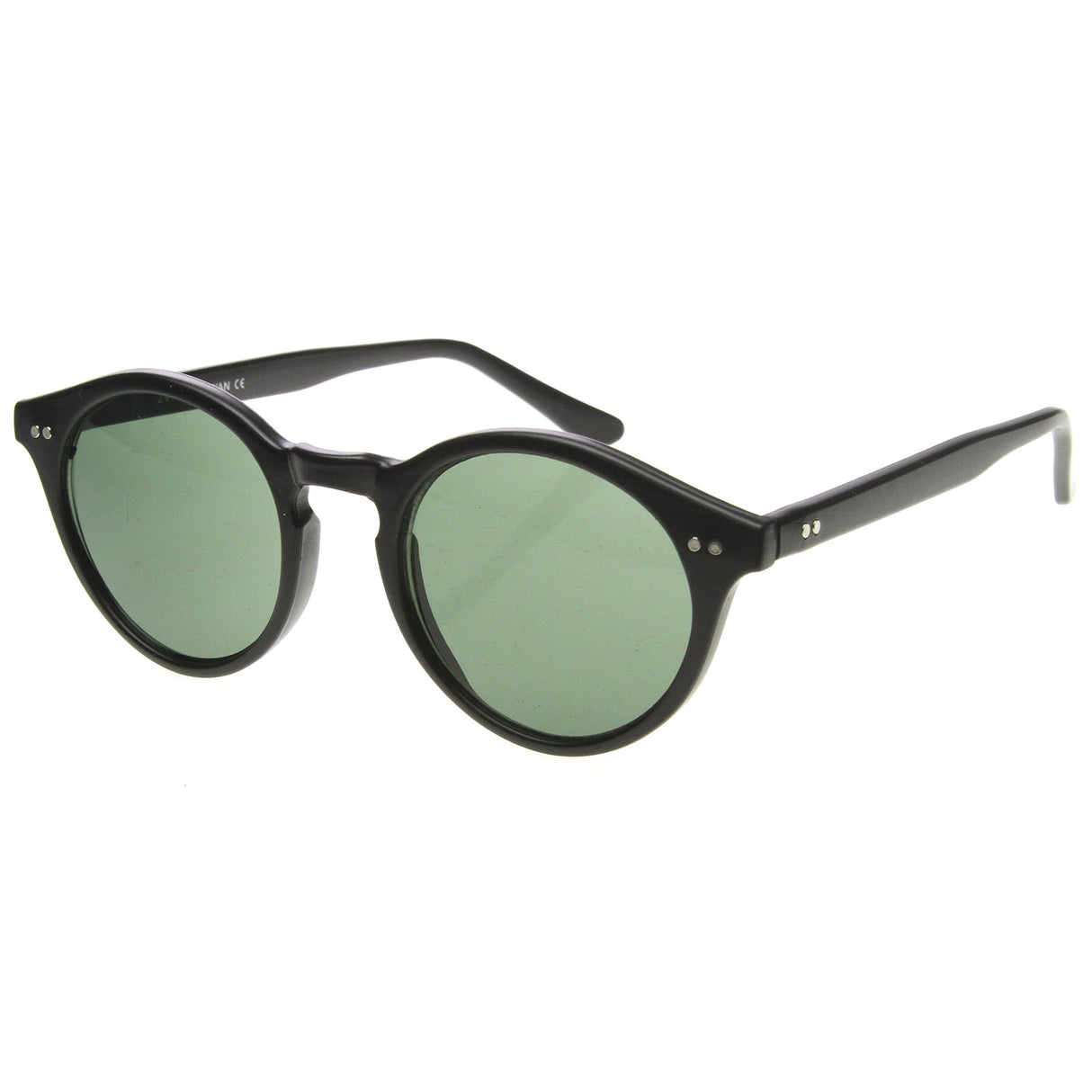 Vintage Inspired Key Hole Round Spectacles P3 Sunglasses 7055 from zeroUV