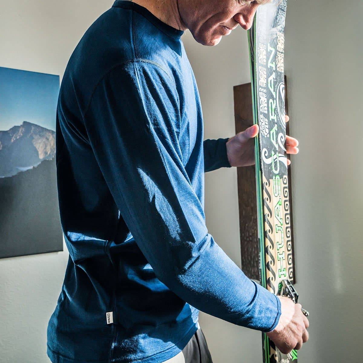 Midweight - Chocorua Men's Crew 100% Merino Wool from Minus33 Merino Wool Clothing