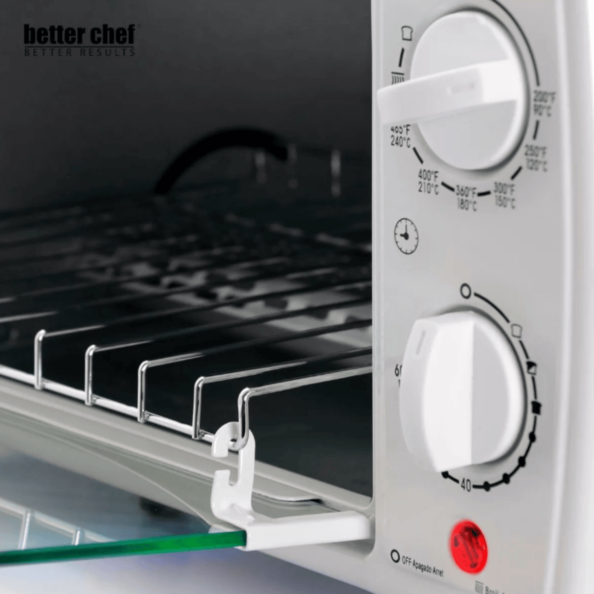 Better Chef 9L Toaster Oven Broiler with Slide-Out Rack and Bake Tray from Jupiter Gear Home