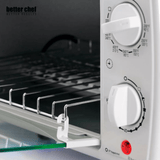Better Chef 9L Toaster Oven Broiler with Slide-Out Rack and Bake Tray from Jupiter Gear Home