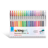 Gel Pens Retractable 18 Colors from KINGART