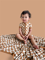 EXCLUSIVE SANDY BEACH CHECKERS DREAM SHORTIE from DREAM BIG LITTLE CO