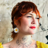 70s Daisy Hoops from LE CHIC MIAMI