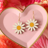 70s Daisy Hoops from LE CHIC MIAMI