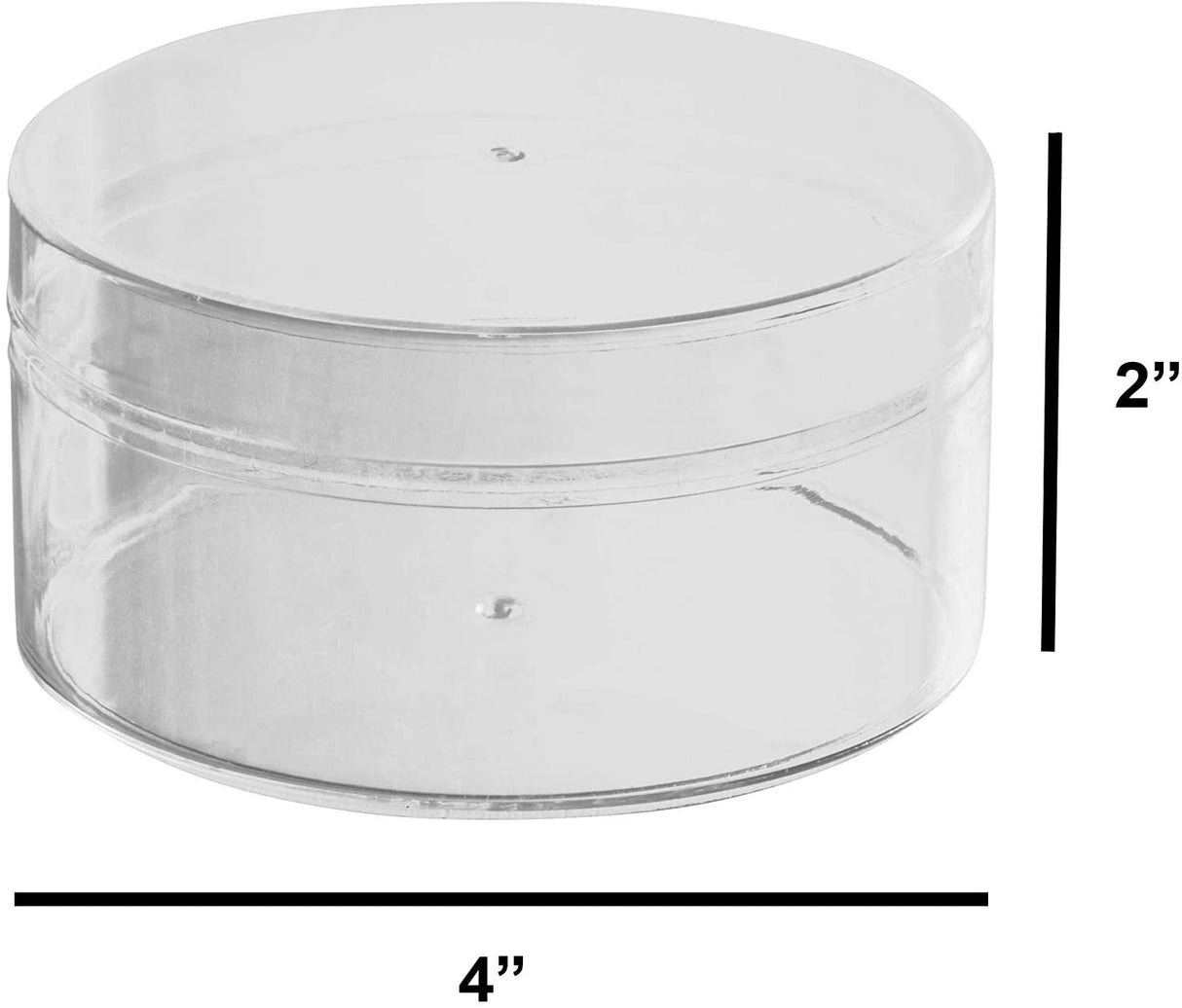 Clear Acrylic Boxes Round from Hammont