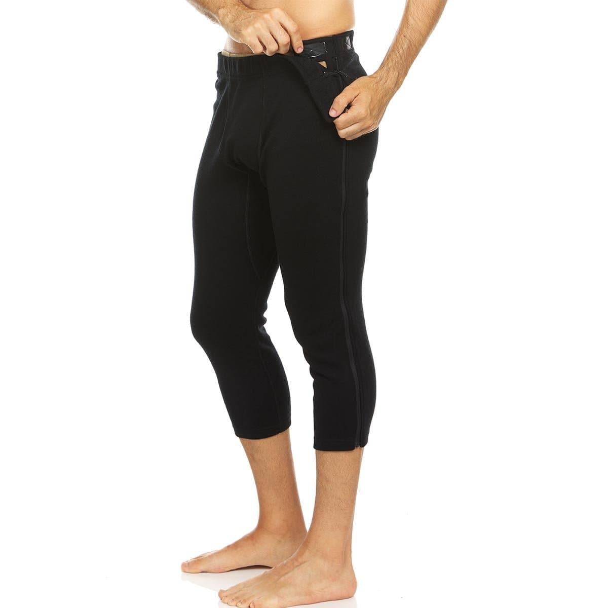 Heavyweight - Chugach Men's Zip-Off 3/4 Bottoms 100% Merino Wool from Minus33 Merino Wool Clothing