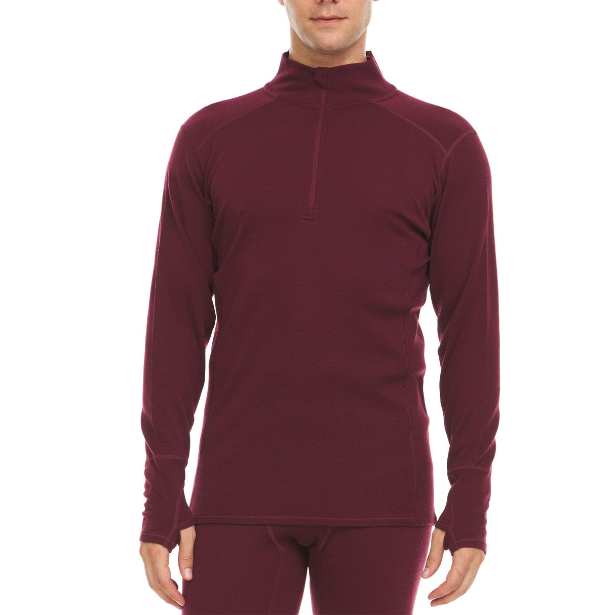 Midweight - Isolation Men's 1/4 Zip 100% Merino Wool from Minus33 Merino Wool Clothing