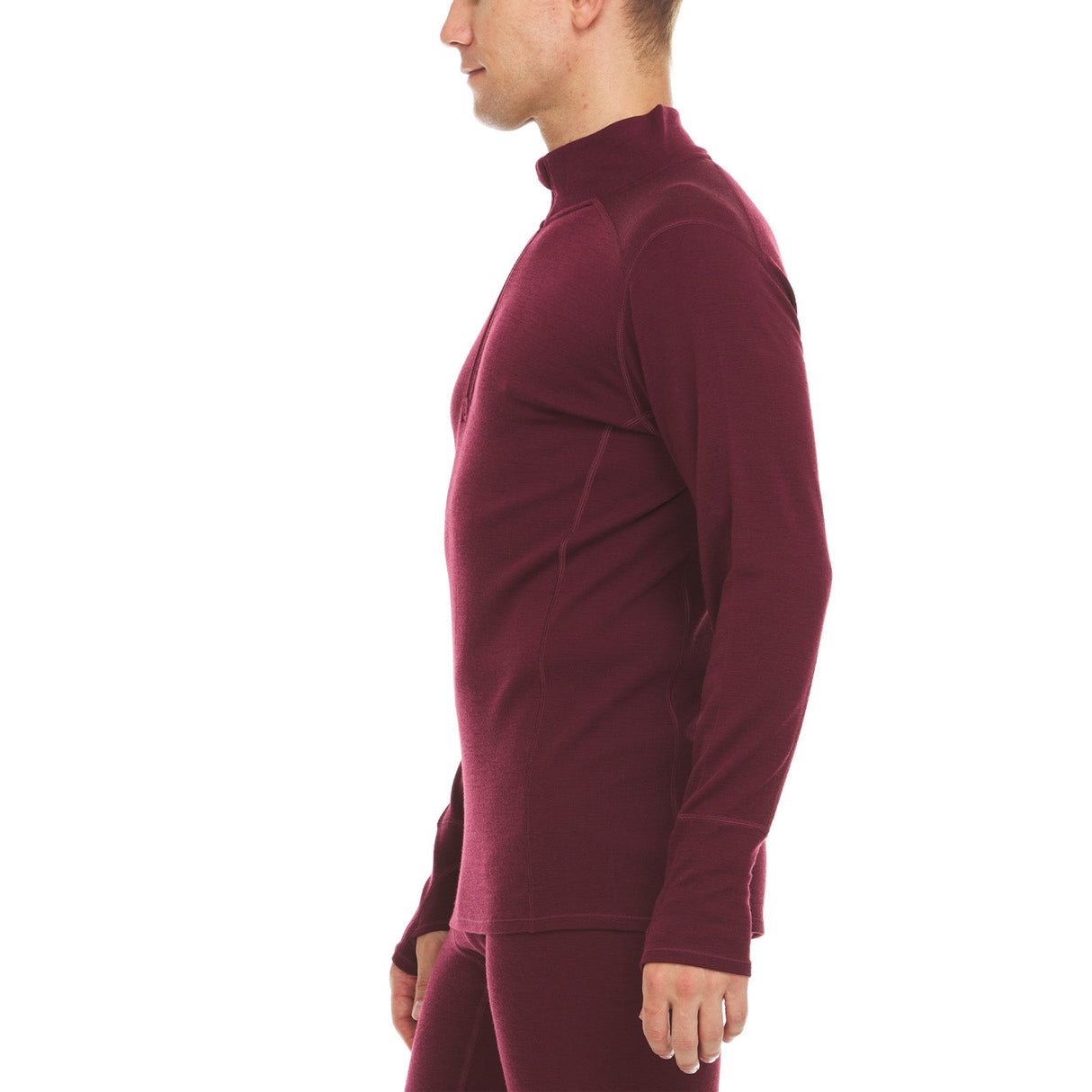Midweight - Isolation Men's 1/4 Zip 100% Merino Wool from Minus33 Merino Wool Clothing