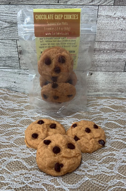 CHOCOLATE CHIP COOKIES Realistic Wax Melts | Fake Food | Wax Tarts From Eartherella Soap & Candle Co.