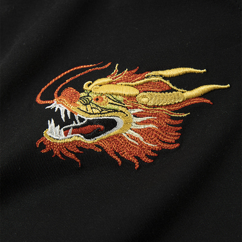 Golden Dragon Embroidery Tee from Niepce Inc