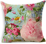 Iridescent Flowers Cushion Cover from Moderny