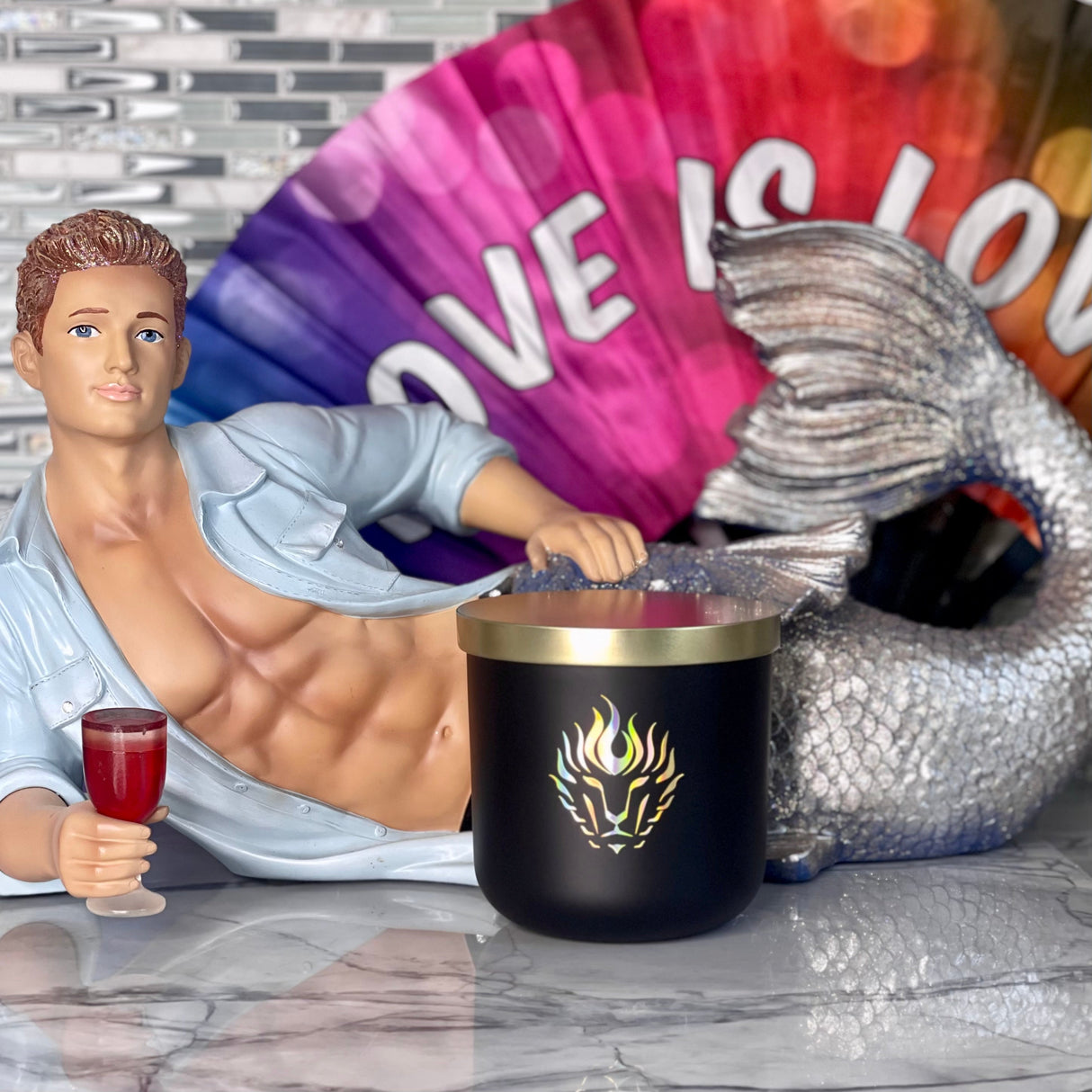 Midnight Candle from The Lion's Den Candle Company