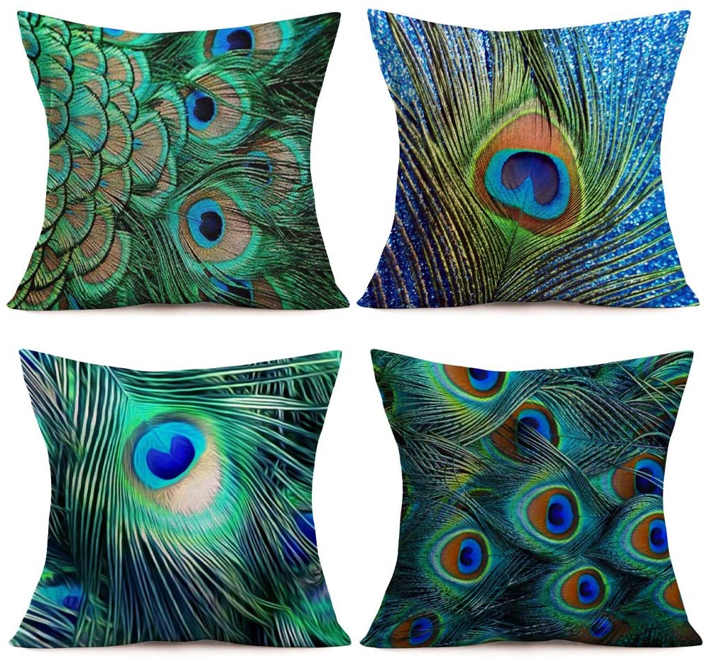 Peacock Cushion Covers from Moderny