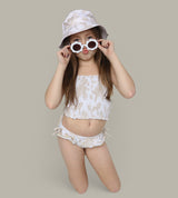 SANDY SHORES DREAM SMOCKED TWO PIECE SWIM SUIT from DREAM BIG LITTLE CO