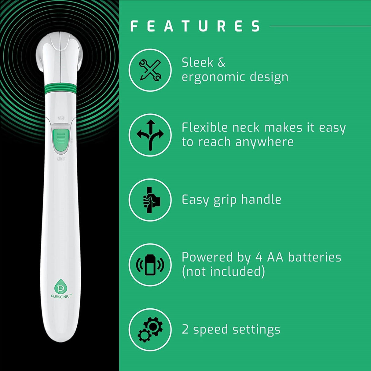 Portable Handheld Massager from Pursonic